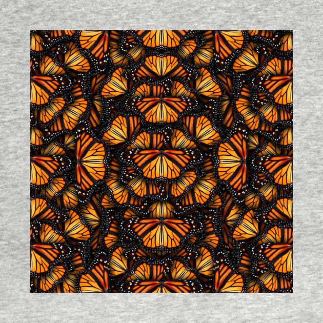Heaps of Orange Monarch Butterflies by BonniePhantasm